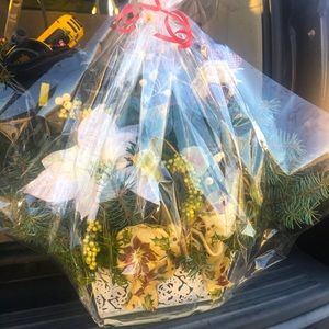 Fresh cut pine arrangement